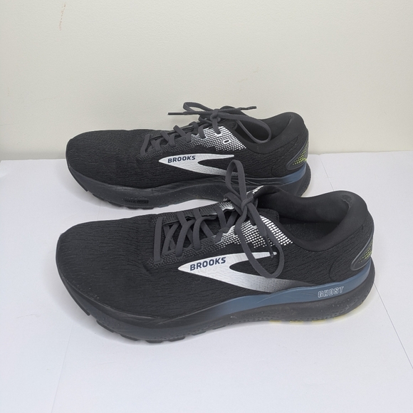 Brooks Ghost Black Running Shoes 11.5 - Picture 3 of 8